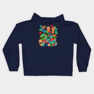 Colorful Bubble Tee: 3D Impression Kids Hoodie